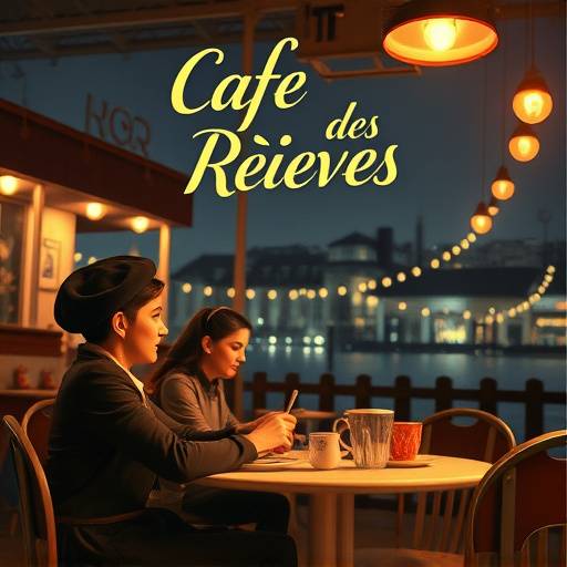 Affiche de la série 'Café des Rêves' - Une comédie dramatique touchante.