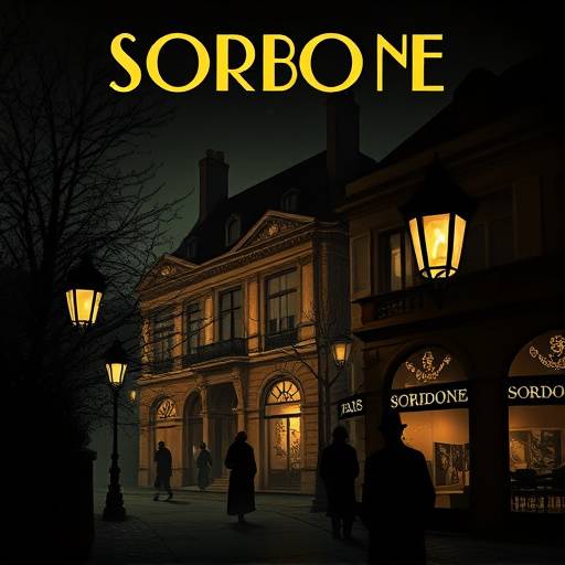 Affiche de la série 'Mystères à la Sorbonne' - Une enquête policière palpitante.